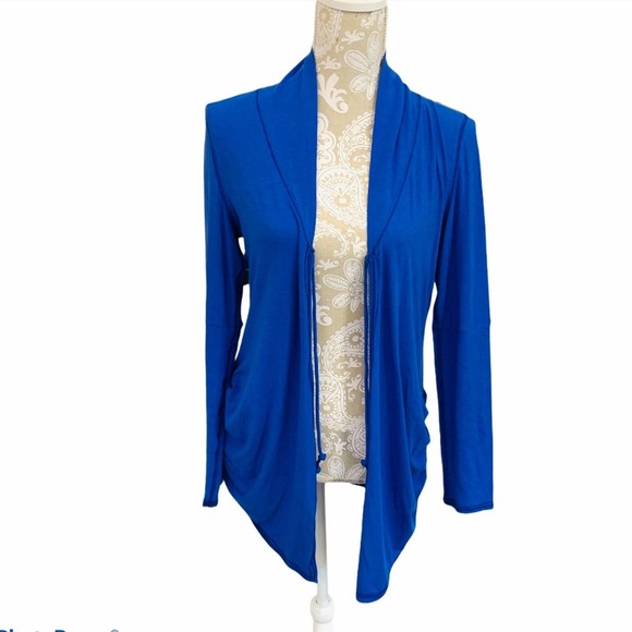 Alo Yoga Open Front Wrap Cardigan Side Cinch 1775 - Picture 1 of 9